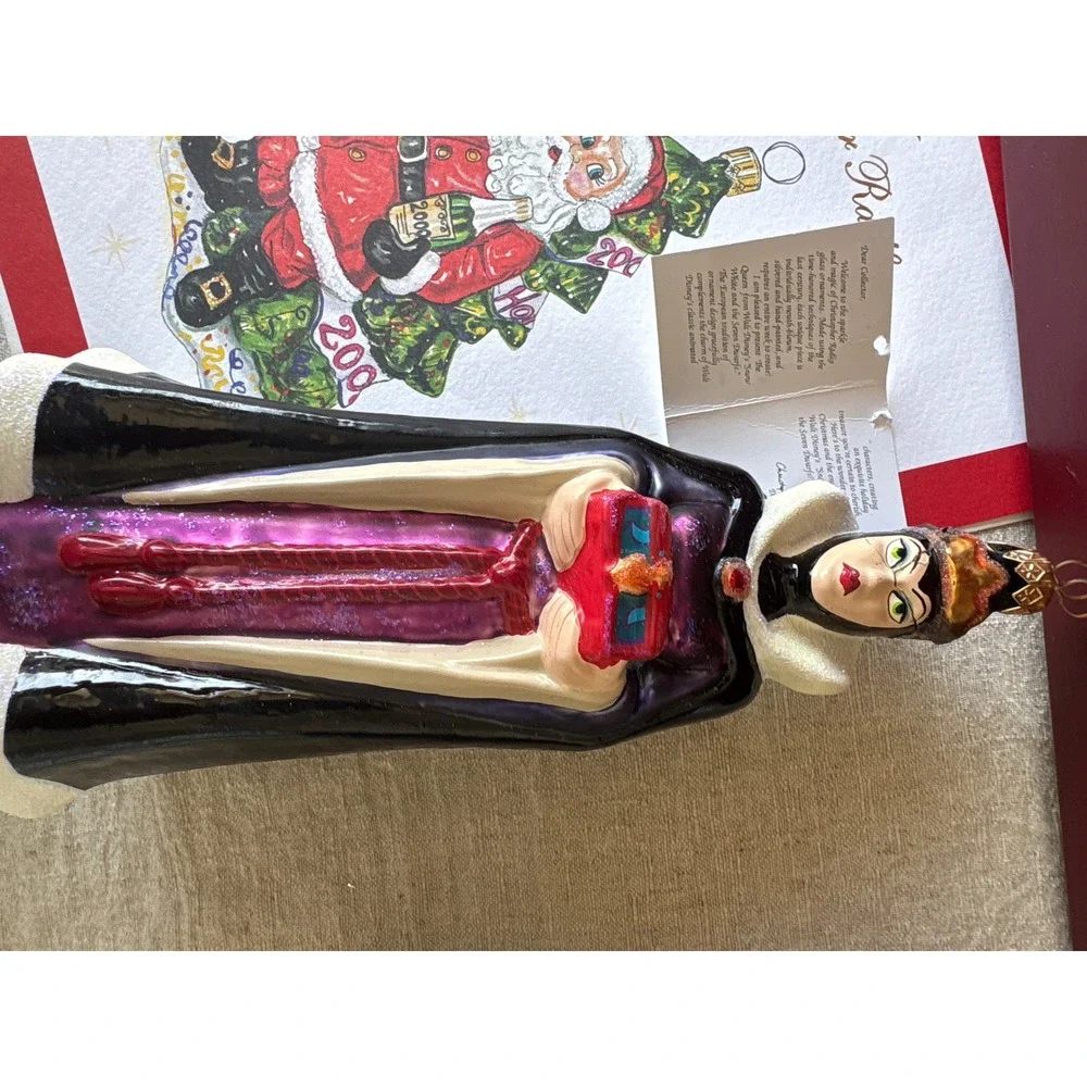 Christopher Radko Signed Limited Edition Disney Snow White Ornament Set Box
